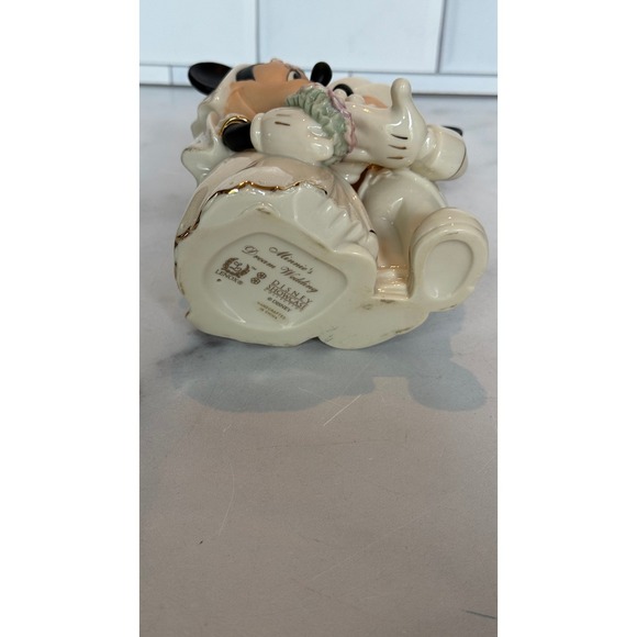 Lenox Disney Minnie's Dream Wedding Mickey & Minnie Mouse Cake Topper Figurine - Picture 9 of 10